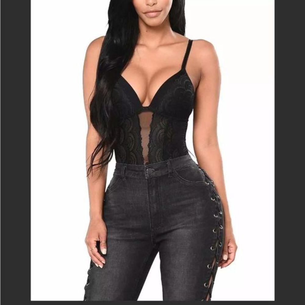 Women One Piece Sexy Lingerie Lace Bodysuit Babydoll Teddy Sleepwear Negligee